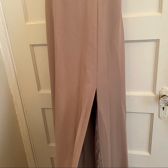 AZAZIE Jay Bridesmaid Dress in Taupe - Picture 3 of 9